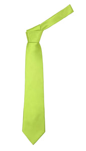 Premium Microfiber Green Glow Necktie - Ferrecci USA 