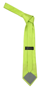 Premium Microfiber Green Glow Necktie - Ferrecci USA 