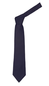 Premium Microfiber Indigo Blue Necktie - Ferrecci USA 