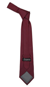 Premium Microfiber Plum Necktie - Ferrecci USA 