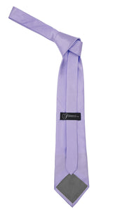 Premium Microfiber Purple Blue Necktie - Ferrecci USA 