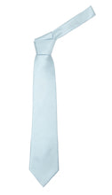Load image into Gallery viewer, Premium Microfiber Winter Blue Necktie - Ferrecci USA 
