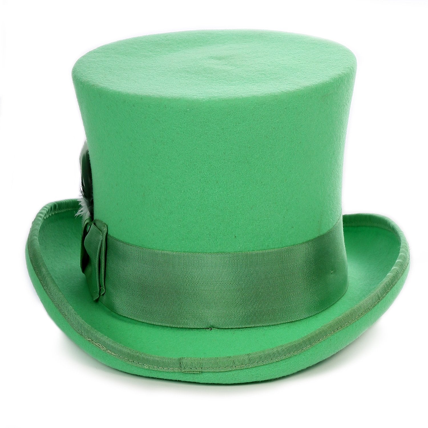 Green Top Hat | Mad Hatter Hat | Steampunk Hat | FERRECCI USA Suit Studio Green Top Hat | Mad Hatter Hat | Steampunk Hat | FERRECCI USA Suit Studio