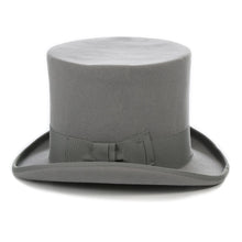 Load image into Gallery viewer, Light Grey Premium Wool Top Hat - Ferrecci USA 
