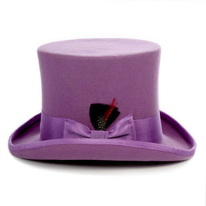 Premium Wool Purple Top Hat - Ferrecci USA 