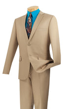 Load image into Gallery viewer, Men&#39;s Ultra Slim Fit suit 2 Piece-color Beige
