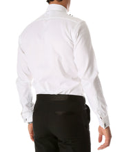 Load image into Gallery viewer, Ferrecci Men&#39;s White Venice Slim Fit Pique Lay Down Collar Shirt - Ferrecci USA 
