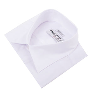 Virgo Snow Wht Reg Fit French Cuff Dress Shirt - Ferrecci USA 