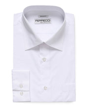 Load image into Gallery viewer, Virgo Snow Wht Reg Fit French Cuff Dress Shirt - Ferrecci USA 
