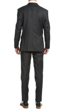 Load image into Gallery viewer, Yves Grey Plaid Check Men&#39;s Premium 2 Piece Wool Slim Fit Suit - Ferrecci USA 
