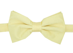 Premium Classic Solid Color Bow Tie - Ferrecci USA 