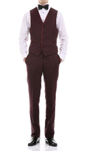 Load image into Gallery viewer, Celio Burgundy 3 Piece Slim Fit Tuxedo - Ferrecci USA 
