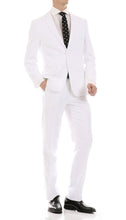 Load image into Gallery viewer, Oslo White Slim Fit Notch Lapel 2 Piece Suit - Ferrecci USA 
